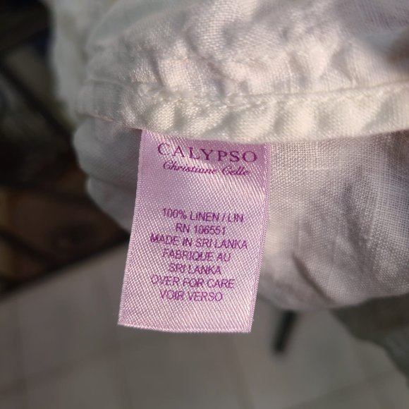 Calypso Christiane Celle Linen Halter Dress - Picture 9 of 10